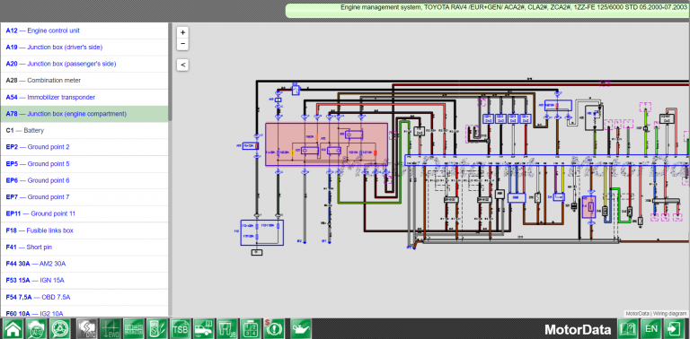 engine management system wiring diagram toyota
