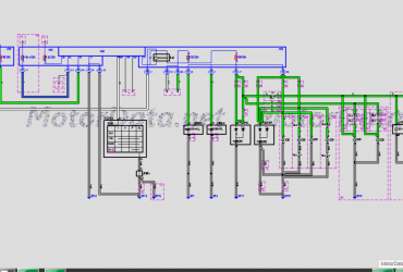 Wiring diagram Exterior lamps system, TOYOTA Auris